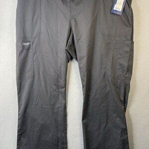 NWT Cherokee Scrubs Womens XXL Workwear Modern Classic Wide Pants Pewter  WW120‎